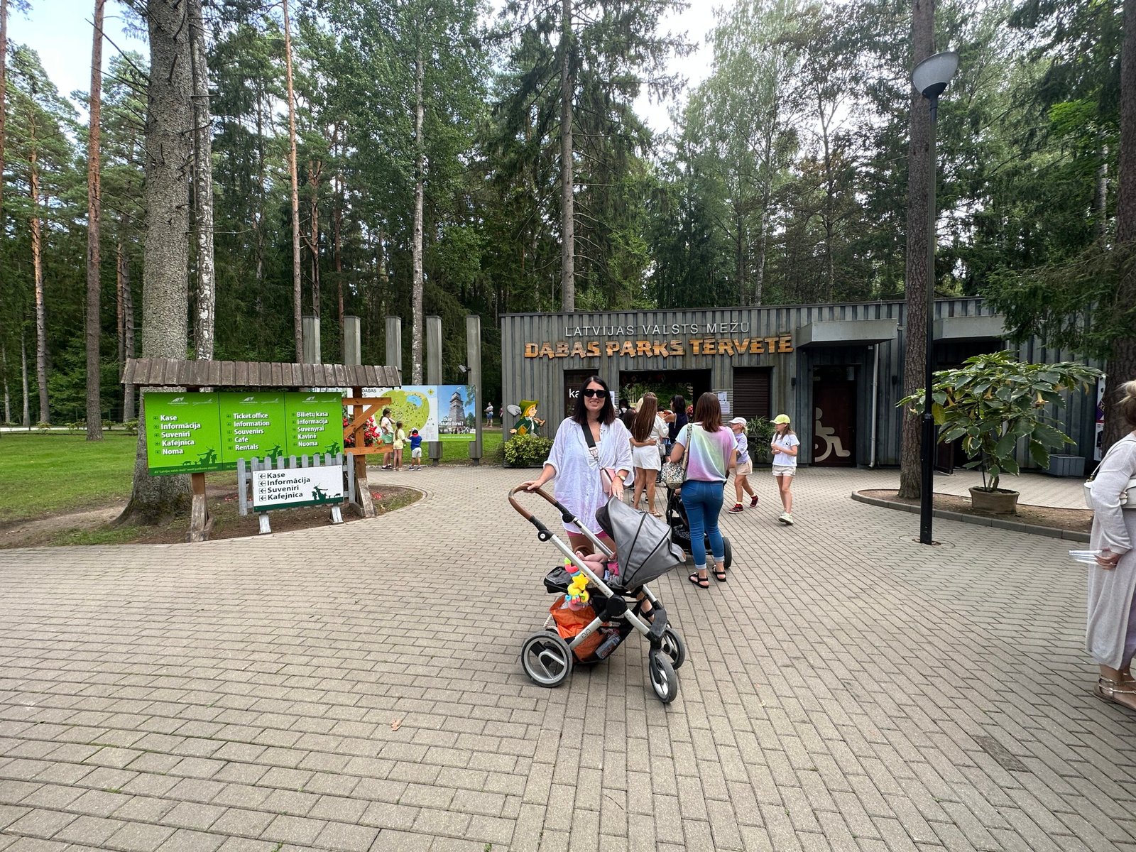 Tervete nature park with children
