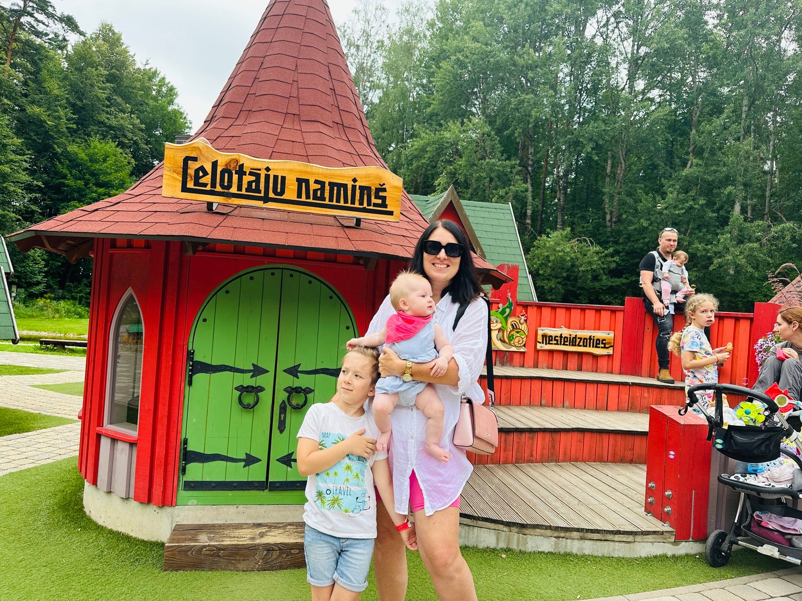 Tervete nature park with children