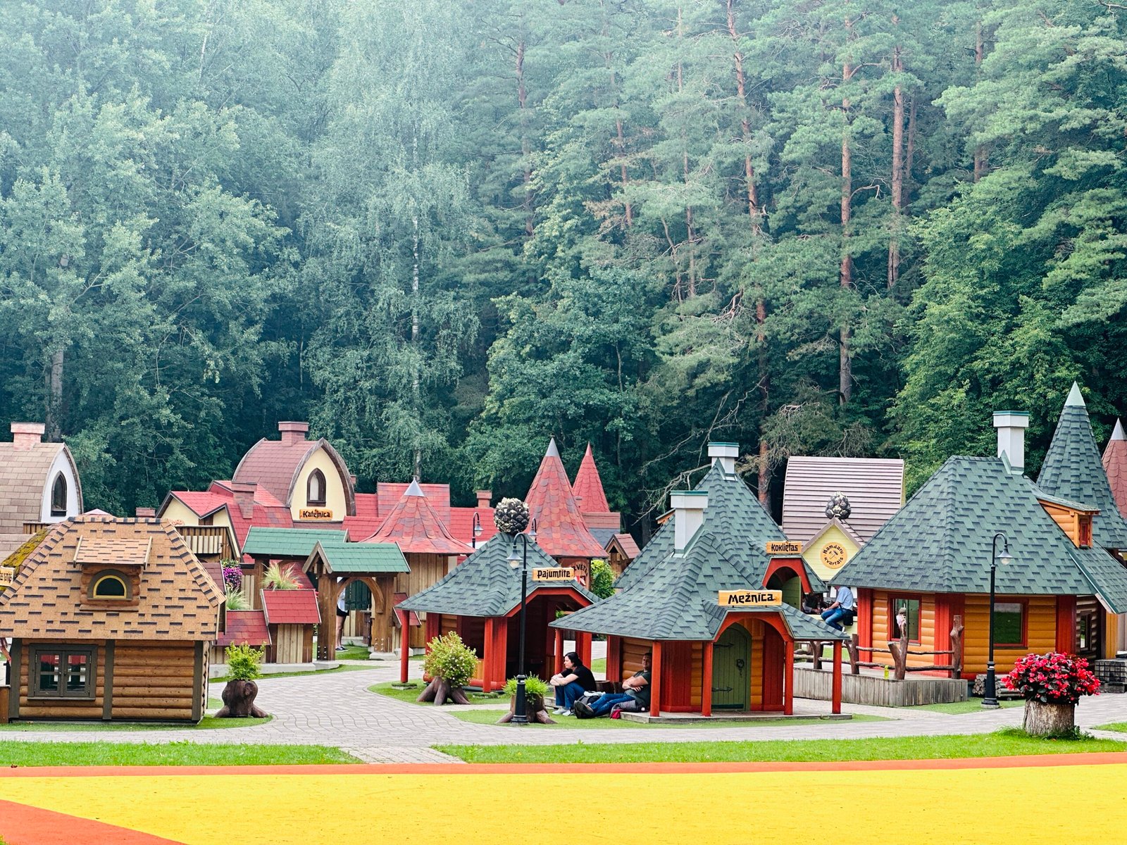 Tervete nature park with children