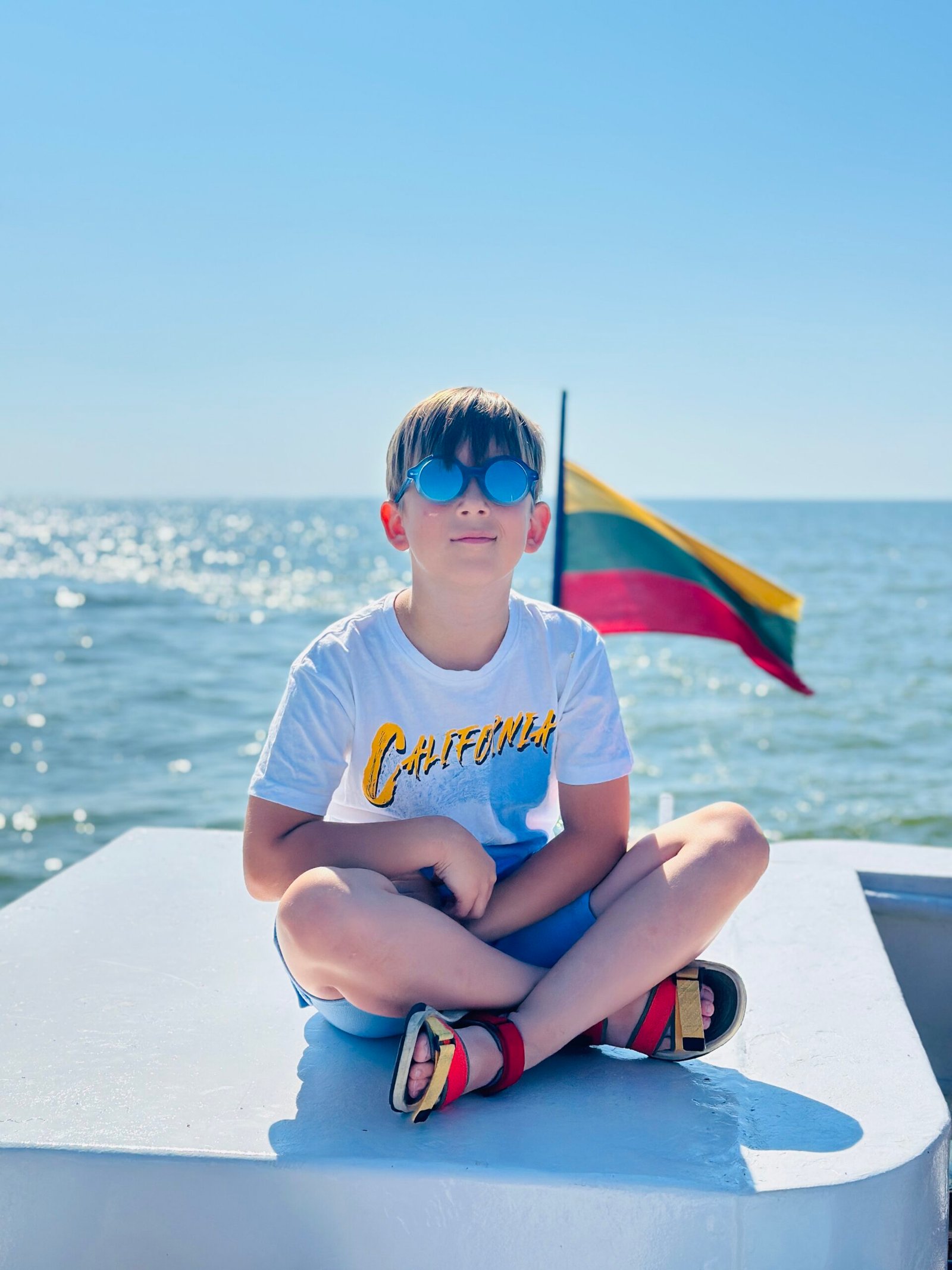 Boat trip on the Curonian Lagoon