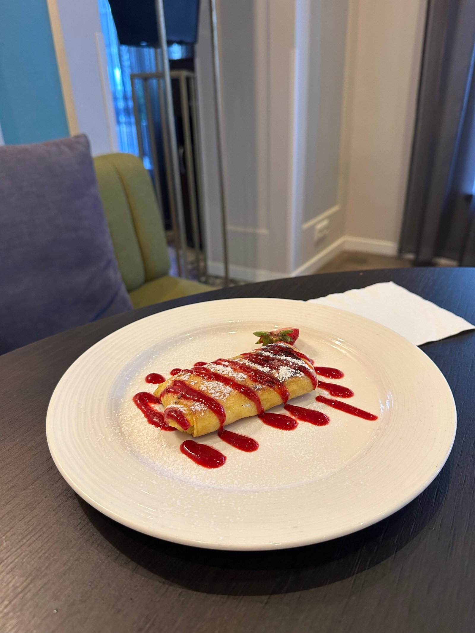 Pancakes from the à la carte breakfast menu