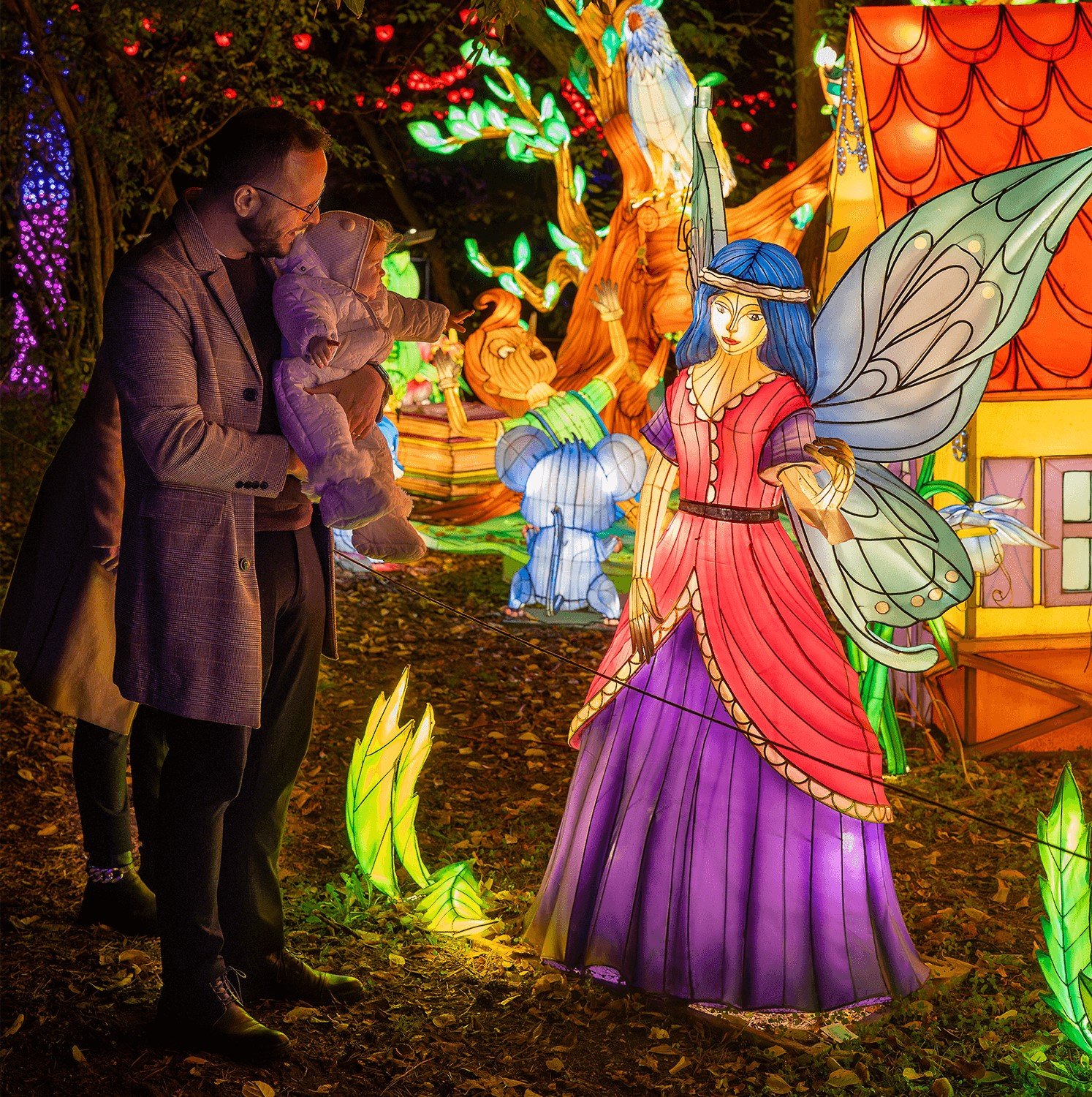 “Garden of Lights” in Kraków