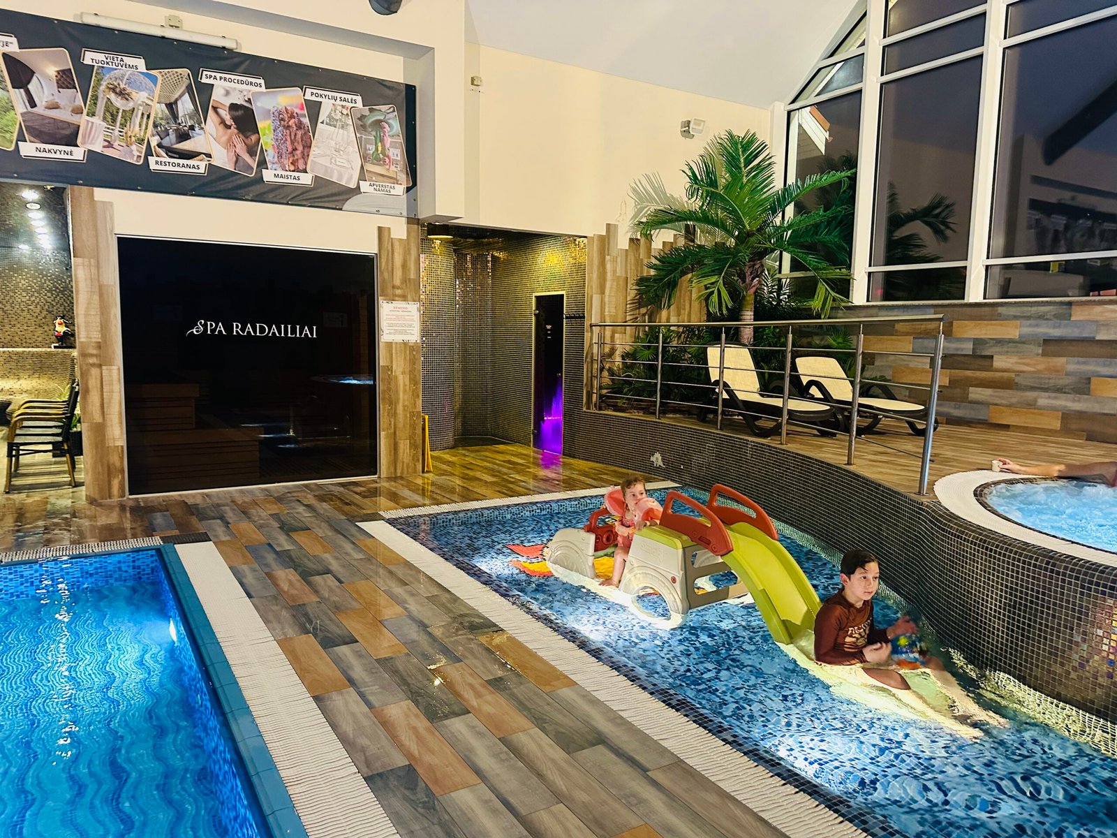 One of the best swimming pools in Lithuania for children