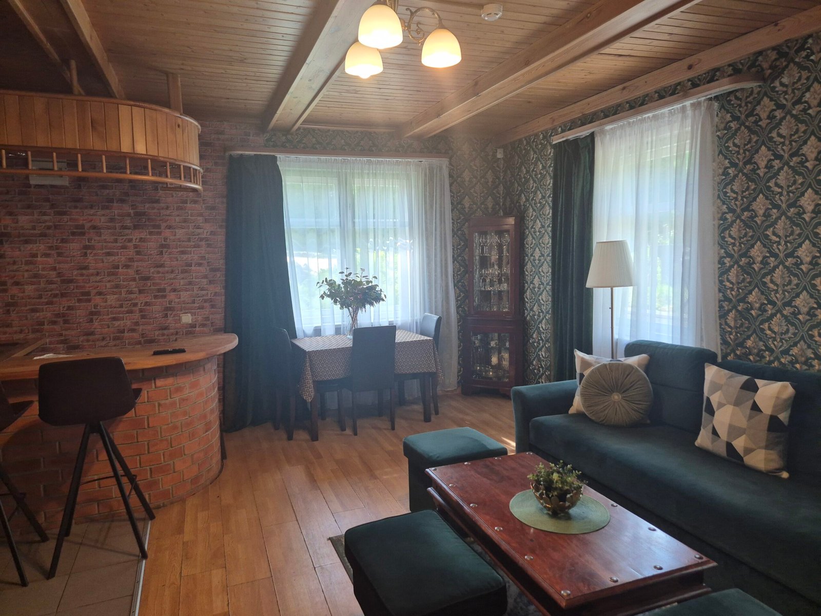 Cabins and lakeside relaxation