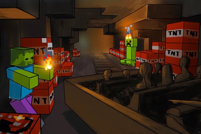 Minecraft World theme park