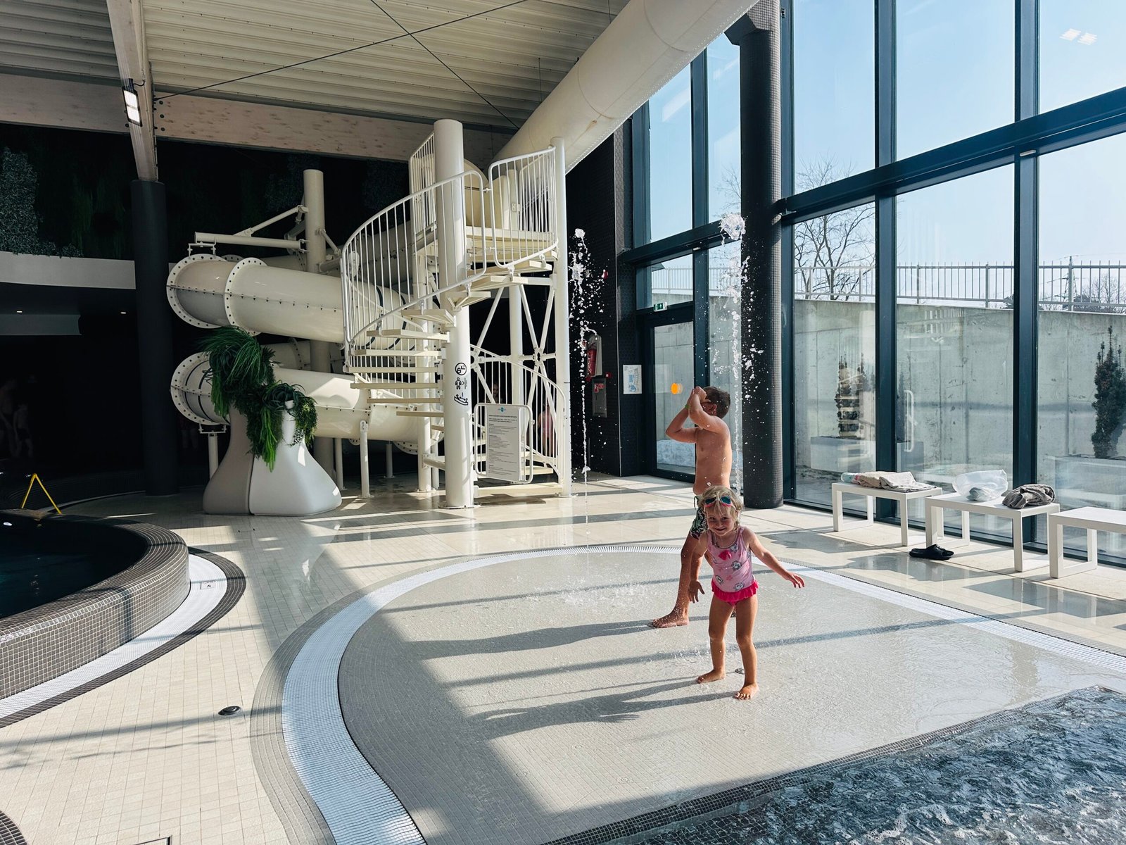 Family-friendly swimming pools