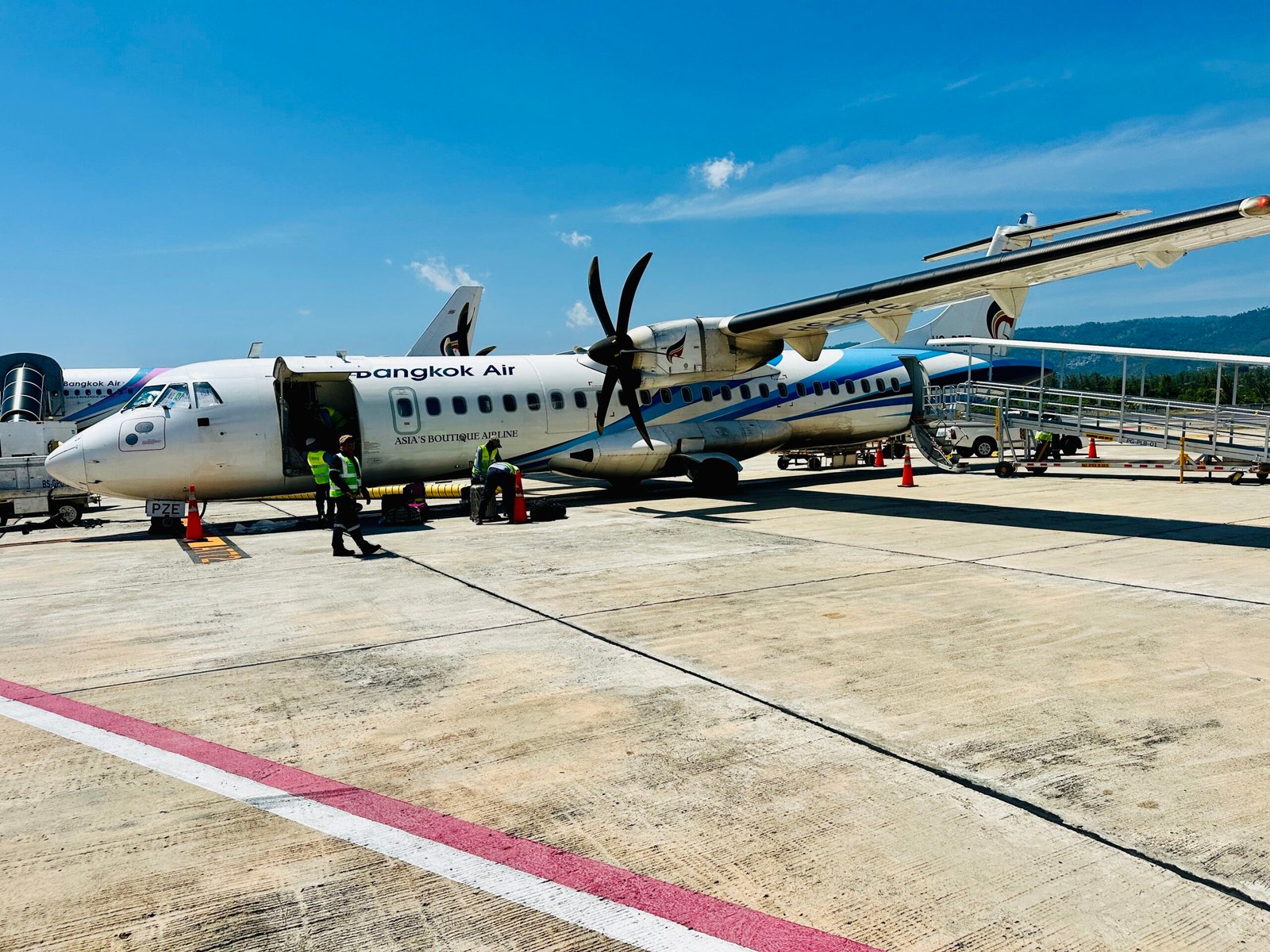 Travel route in Thailand