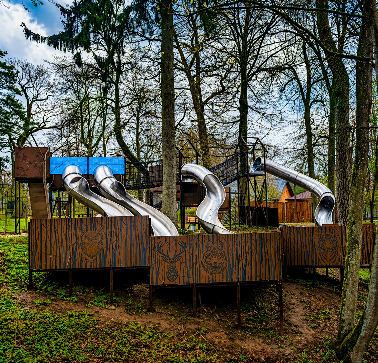 The longest slide in Lithuania