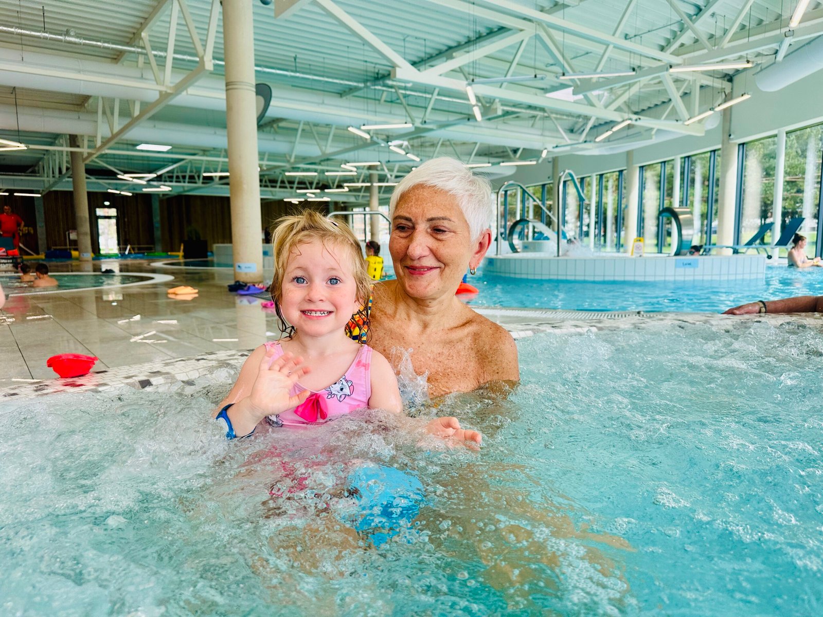 Kupiškis swimming pool with kids