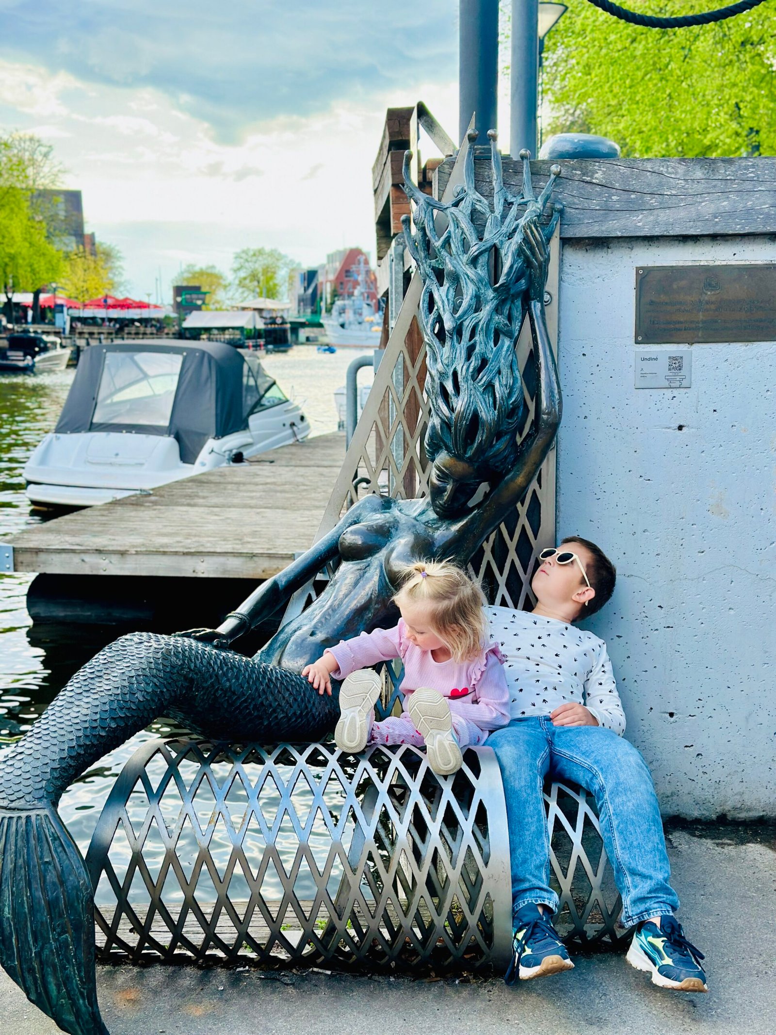 Talking Mermaid Sculpture in Klaipėda