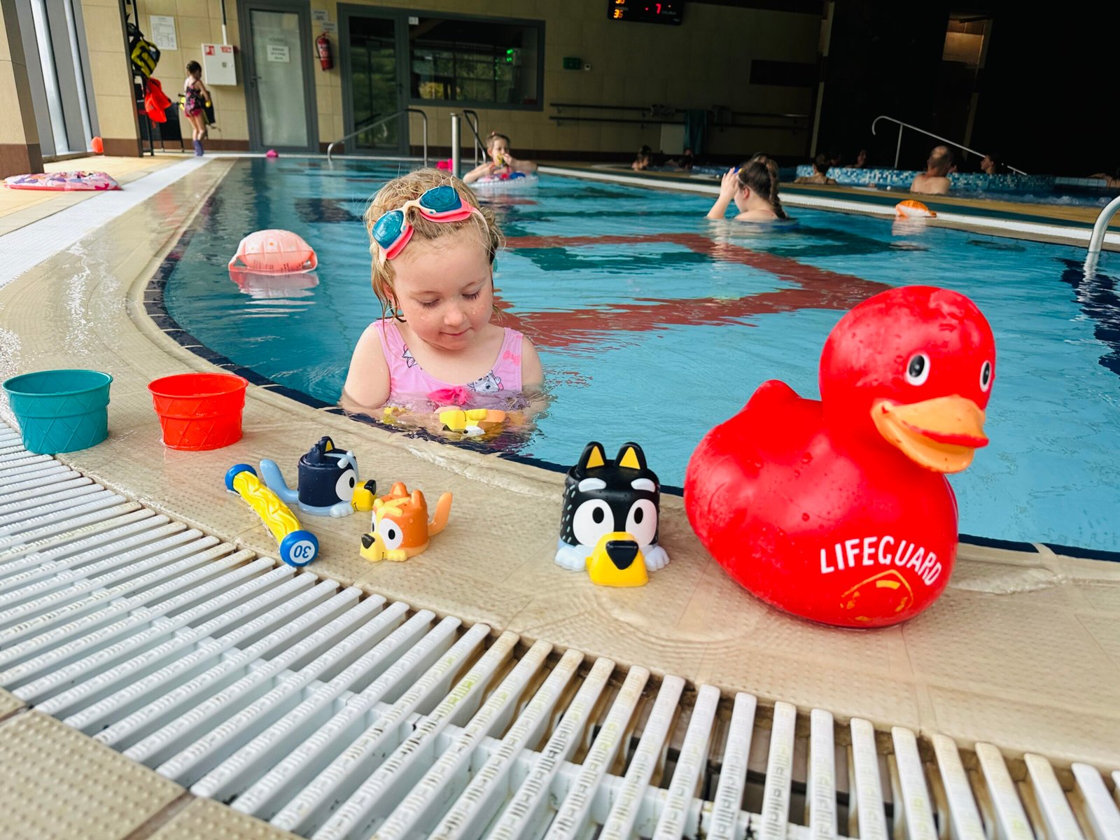 Rokiškis swimming pool with kids