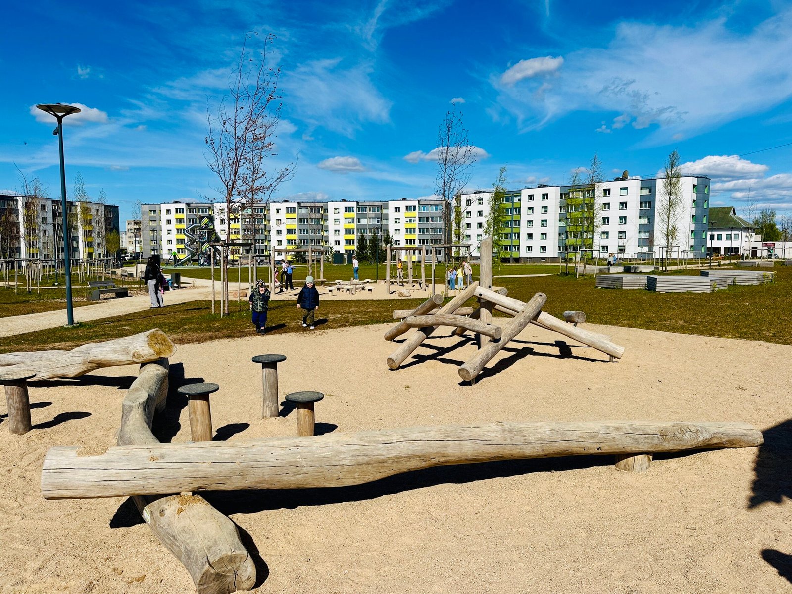 Wooden playgrounds in Lithuania