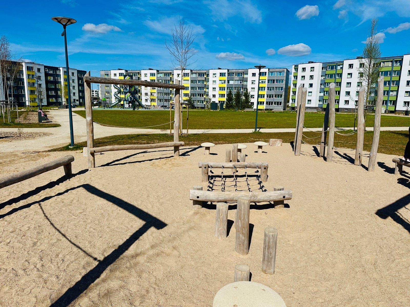 Wooden playgrounds in Lithuania
