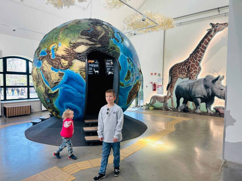 Lithuanian Zoo with children