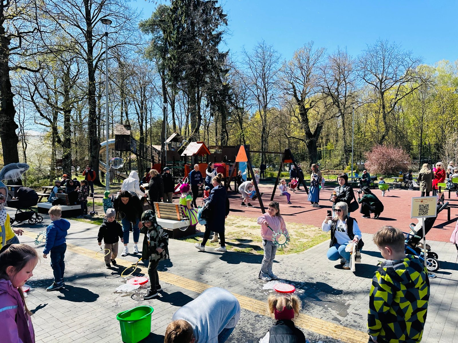 Playground at the Lietuvos zoologijos sodas