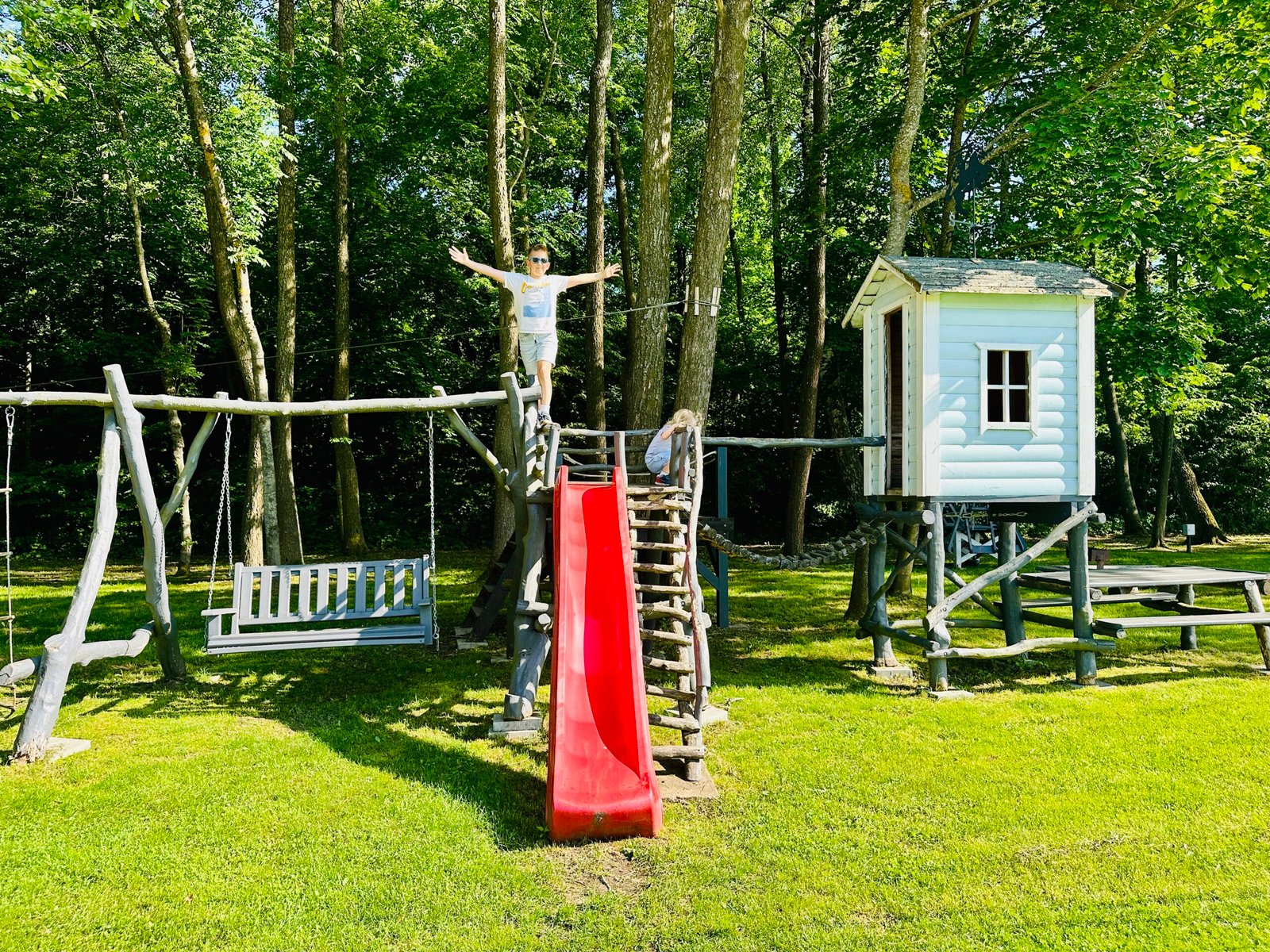 Nature getaway with children