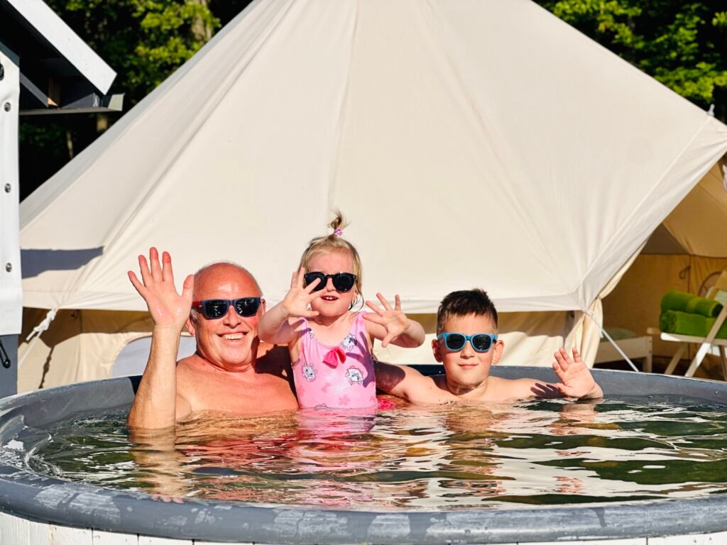 Lakeside relaxation for families