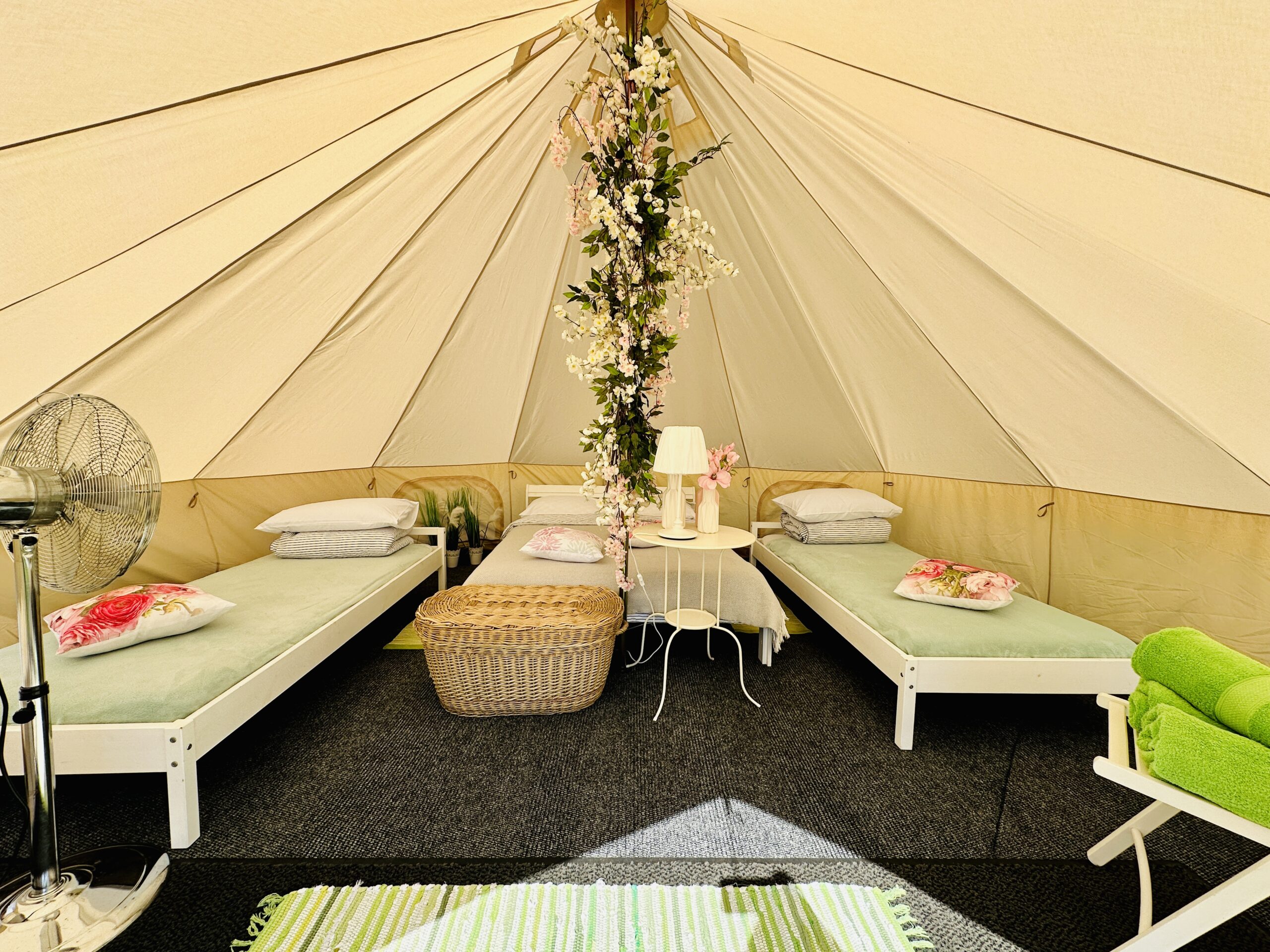 Glamping tents for families