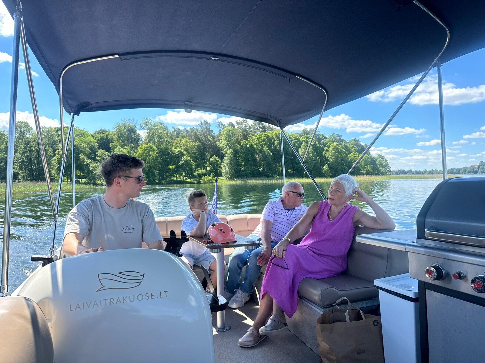 Private boat ride in Trakai
