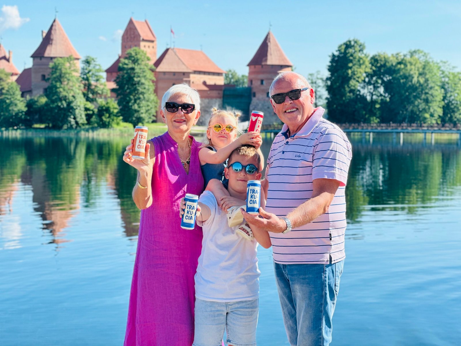Trakai with kids