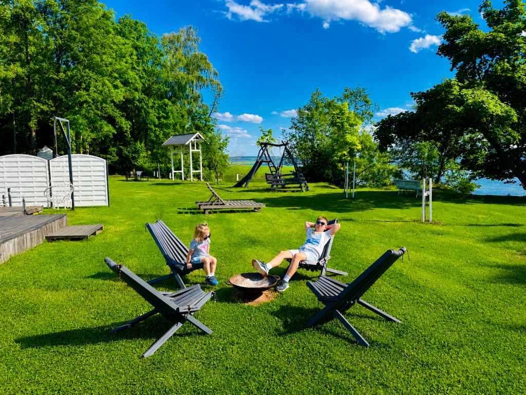 Most beautiful lakeside campsite in Lithuania