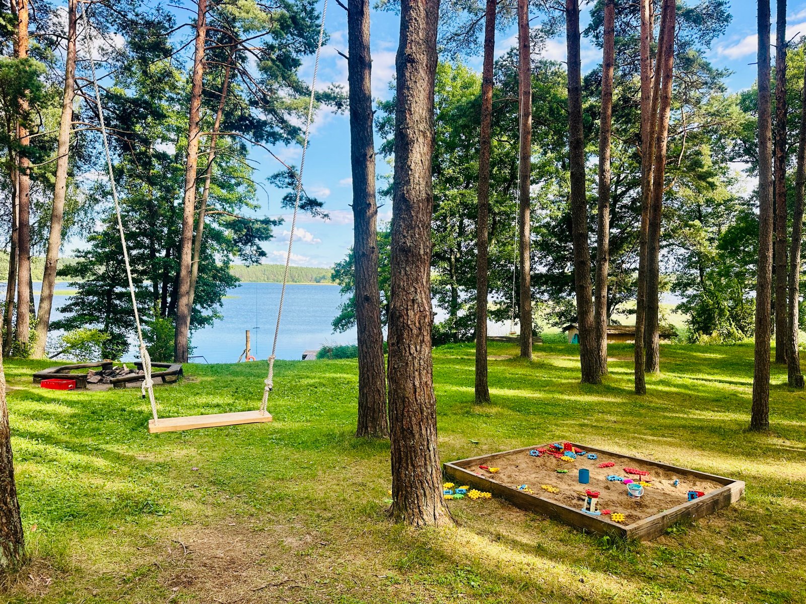 Campsites by the lake