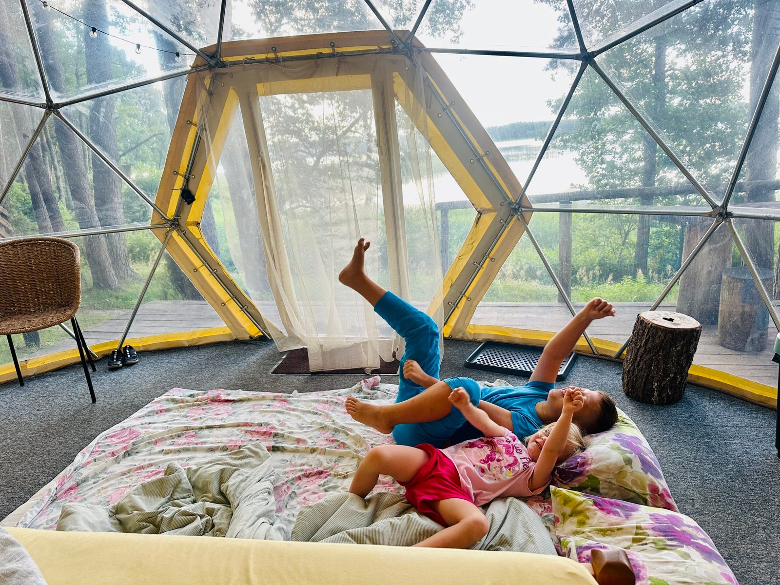 Dome stay by the lake