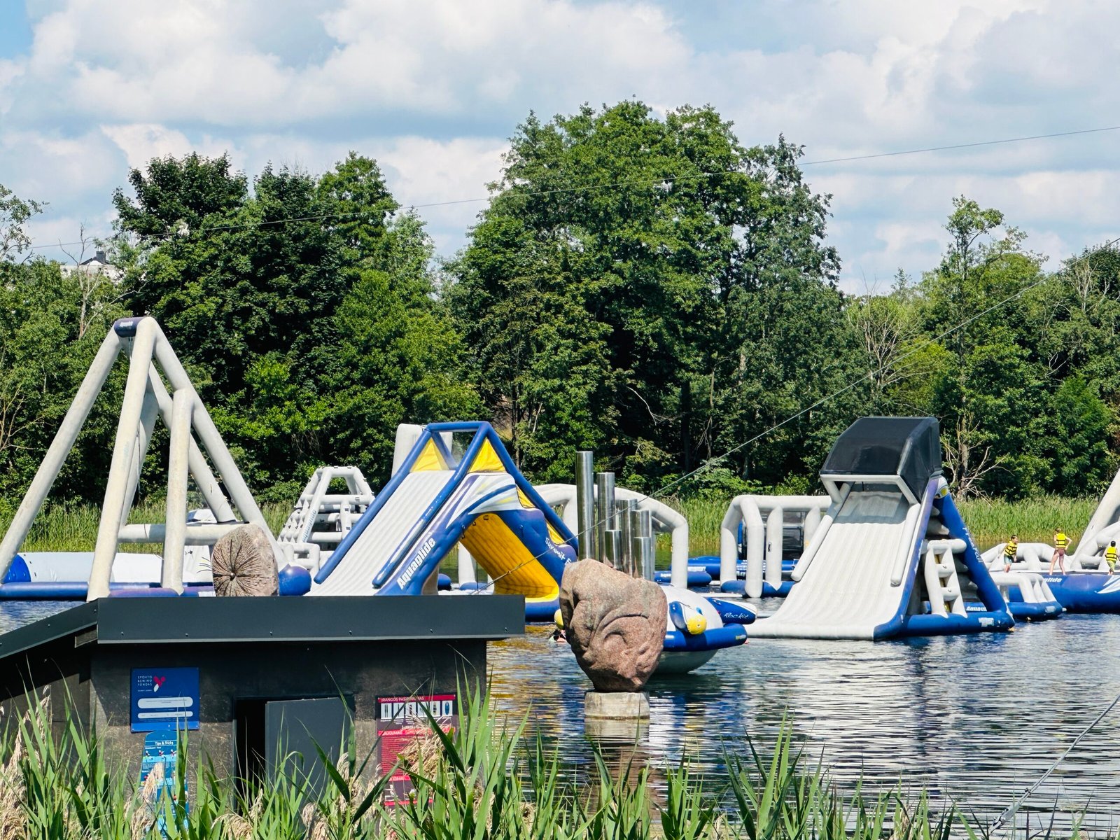 Water trampoline parks near Vilnius