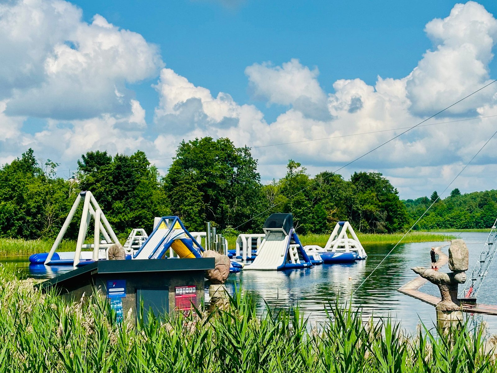 Water trampoline parks near Vilnius