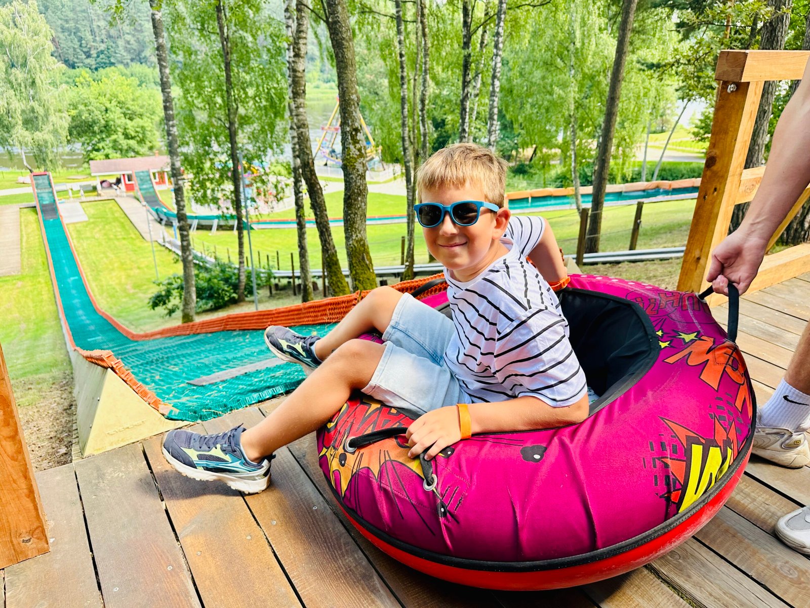 Tube rides at Tarzanija