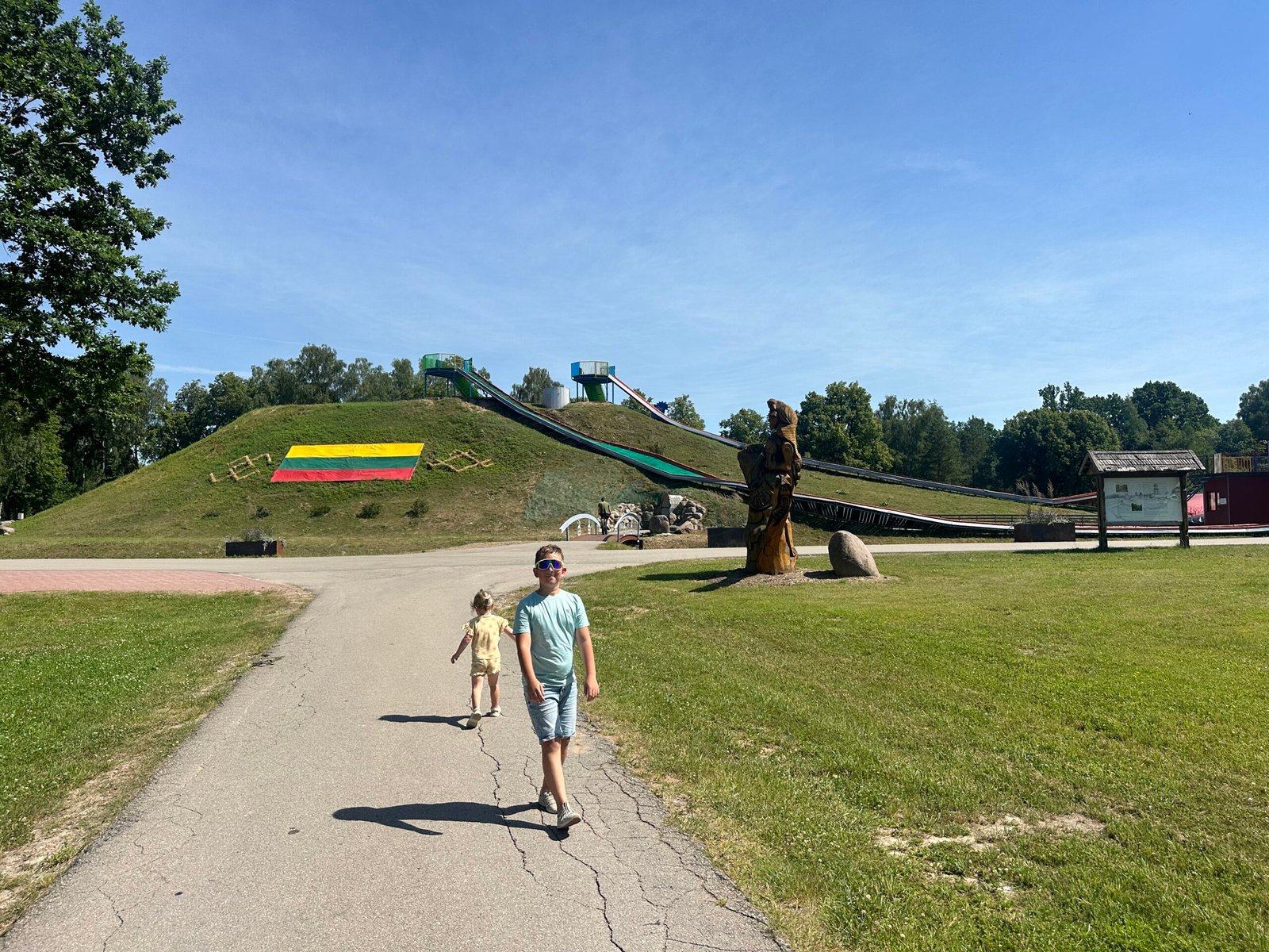 Tubing tracks at Taurai Park