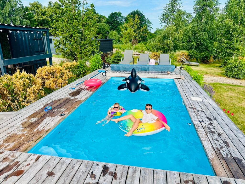 Family holiday in Lithuania with a heated pool