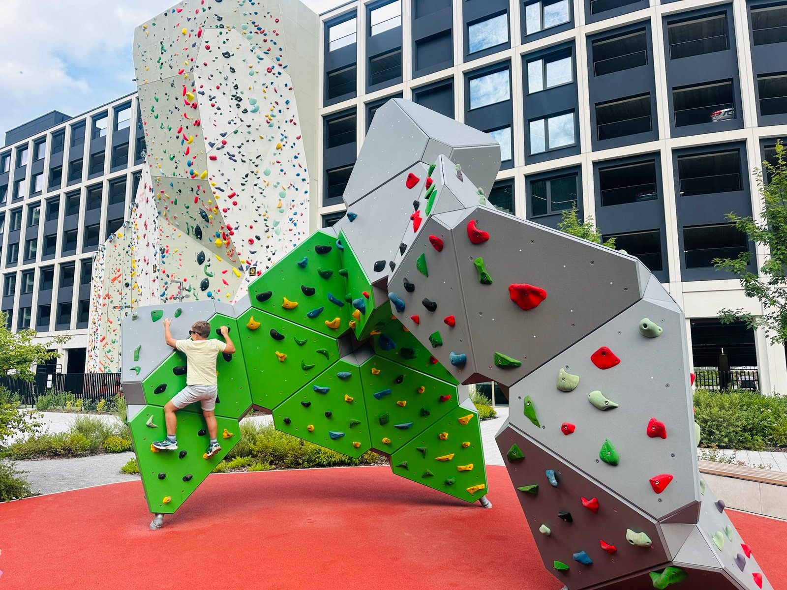 Free climbing structure in Vilnius