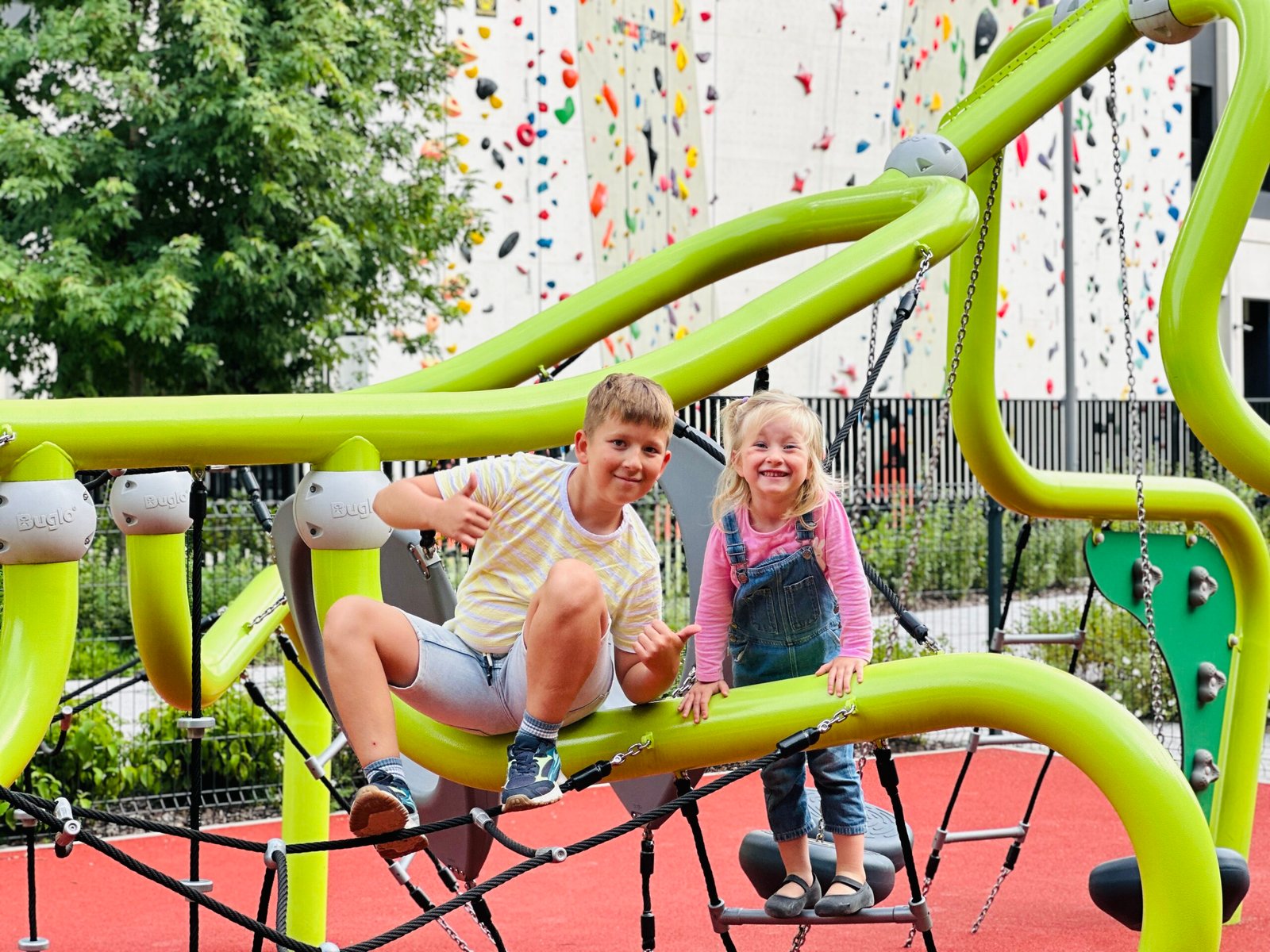 New leisure area with a playground in Vilnius