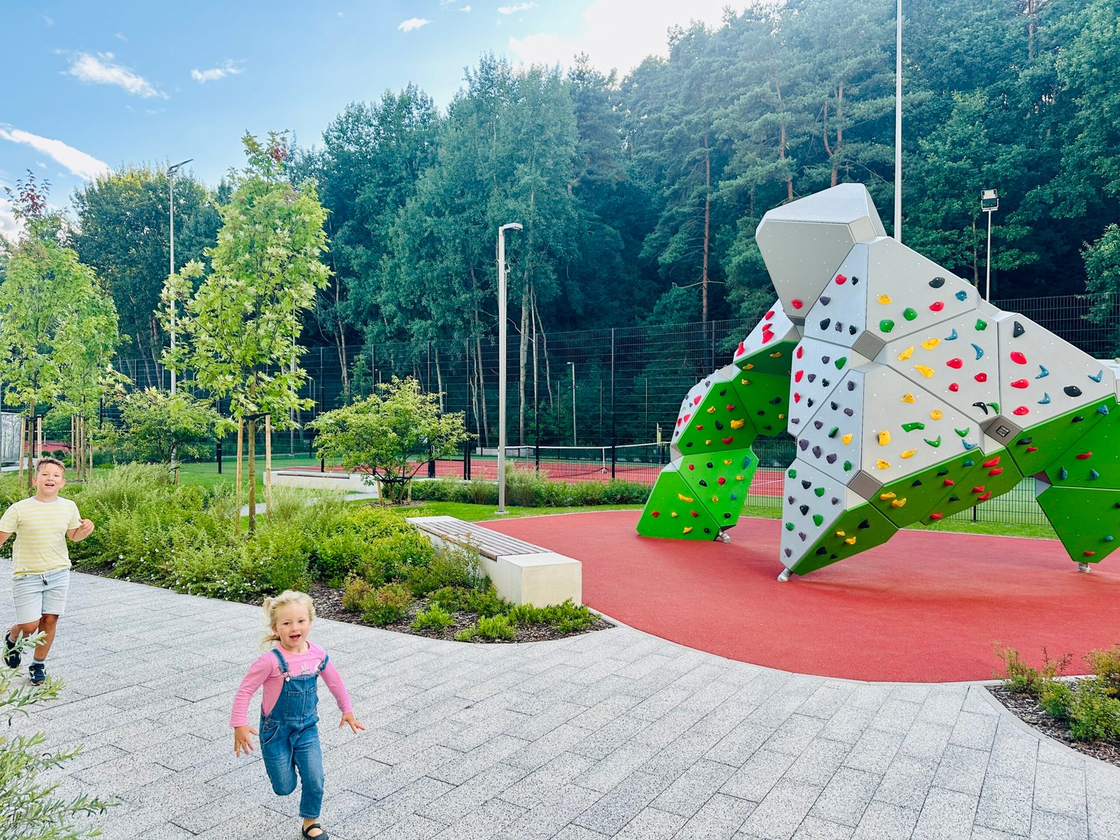 Free climbing structure in Vilnius