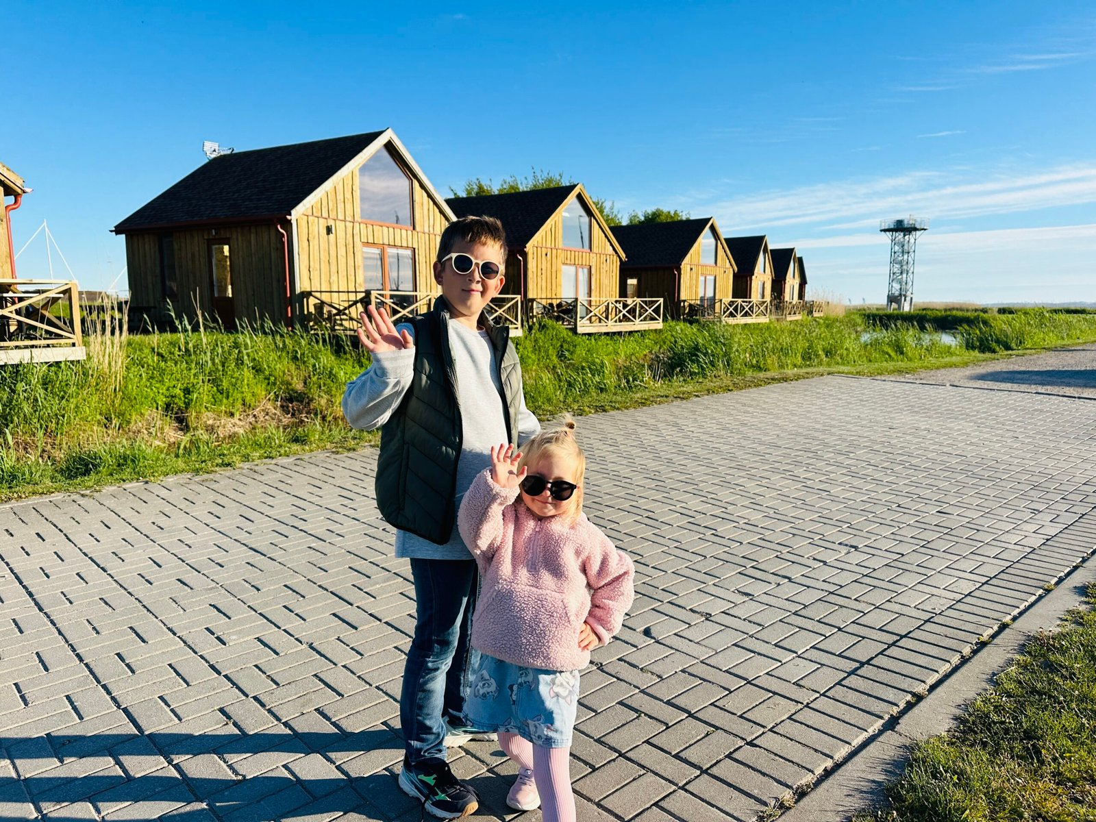 Holiday cabins at Dreverna Harbor
