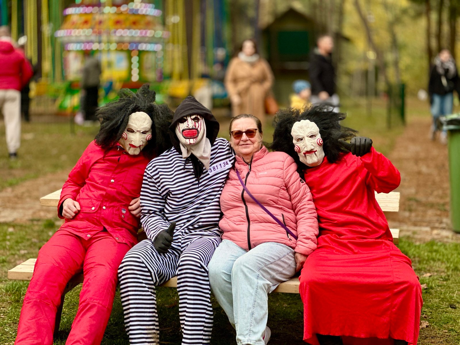 Impressive animators at Bygailiai Amusement Park