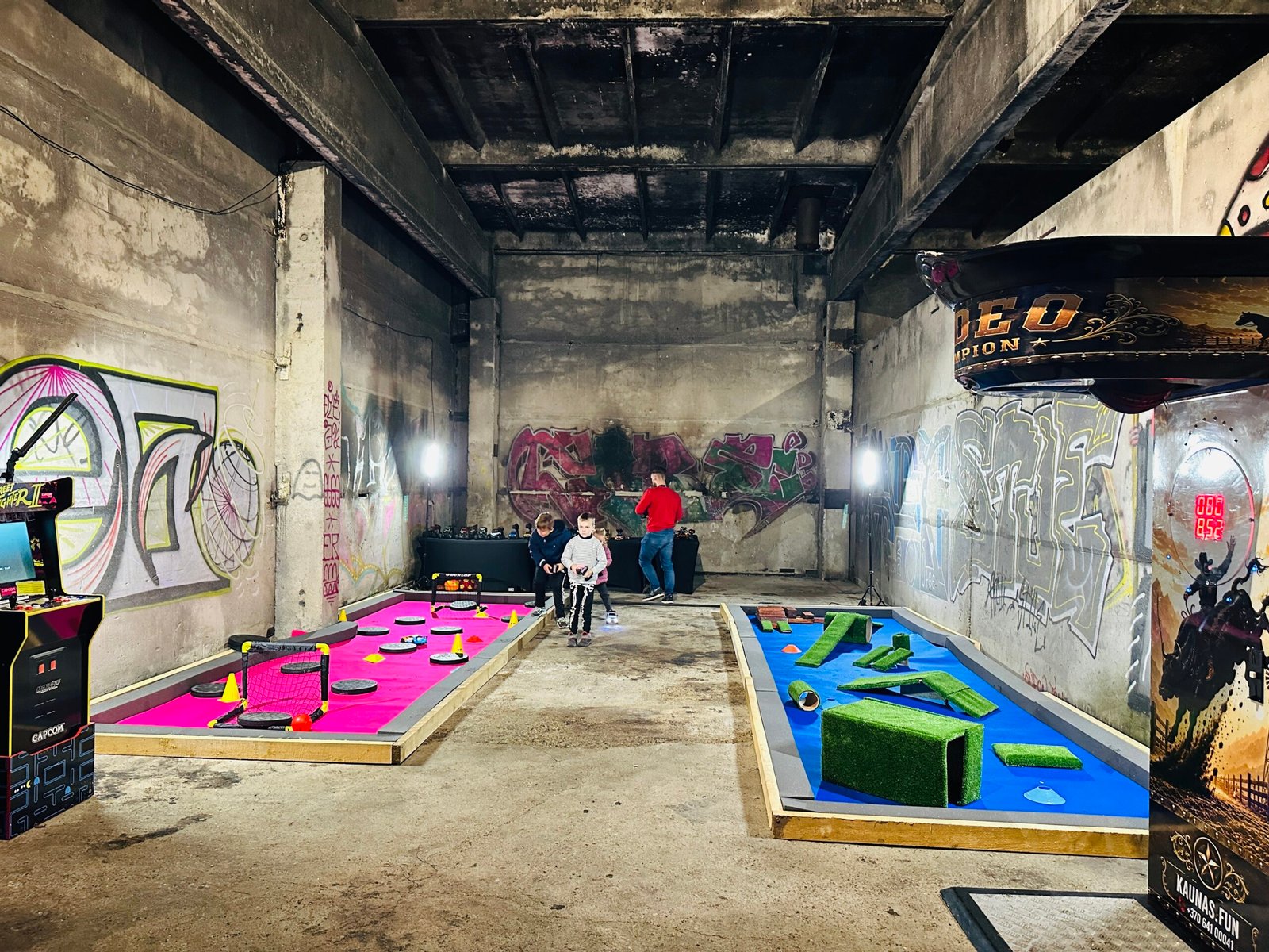Children’s play area at Escape Bunker