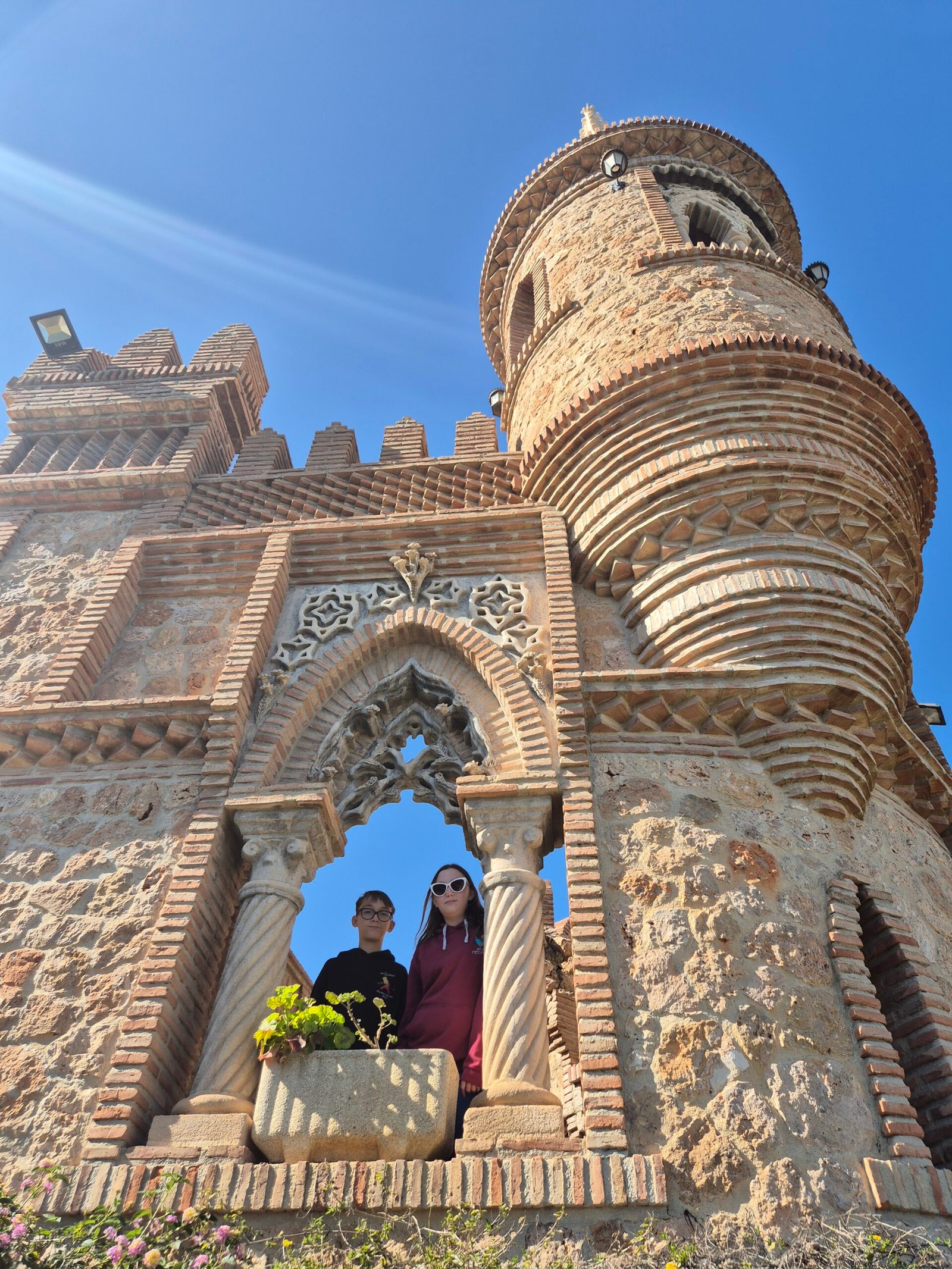 The fairytale Colomares Castle near Malaga
