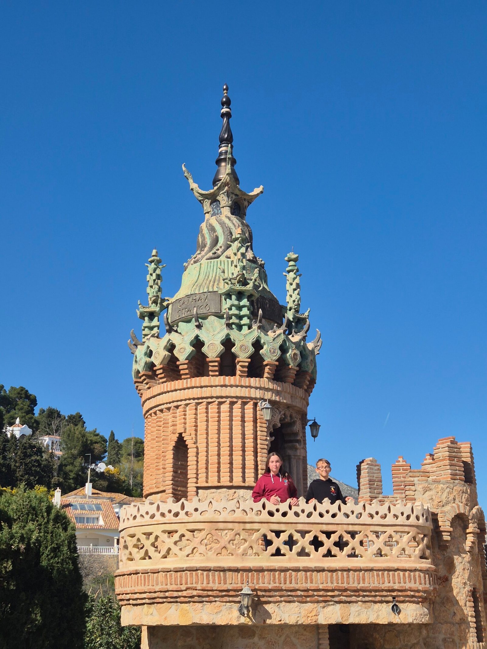 The fairytale Colomares Castle near Malaga