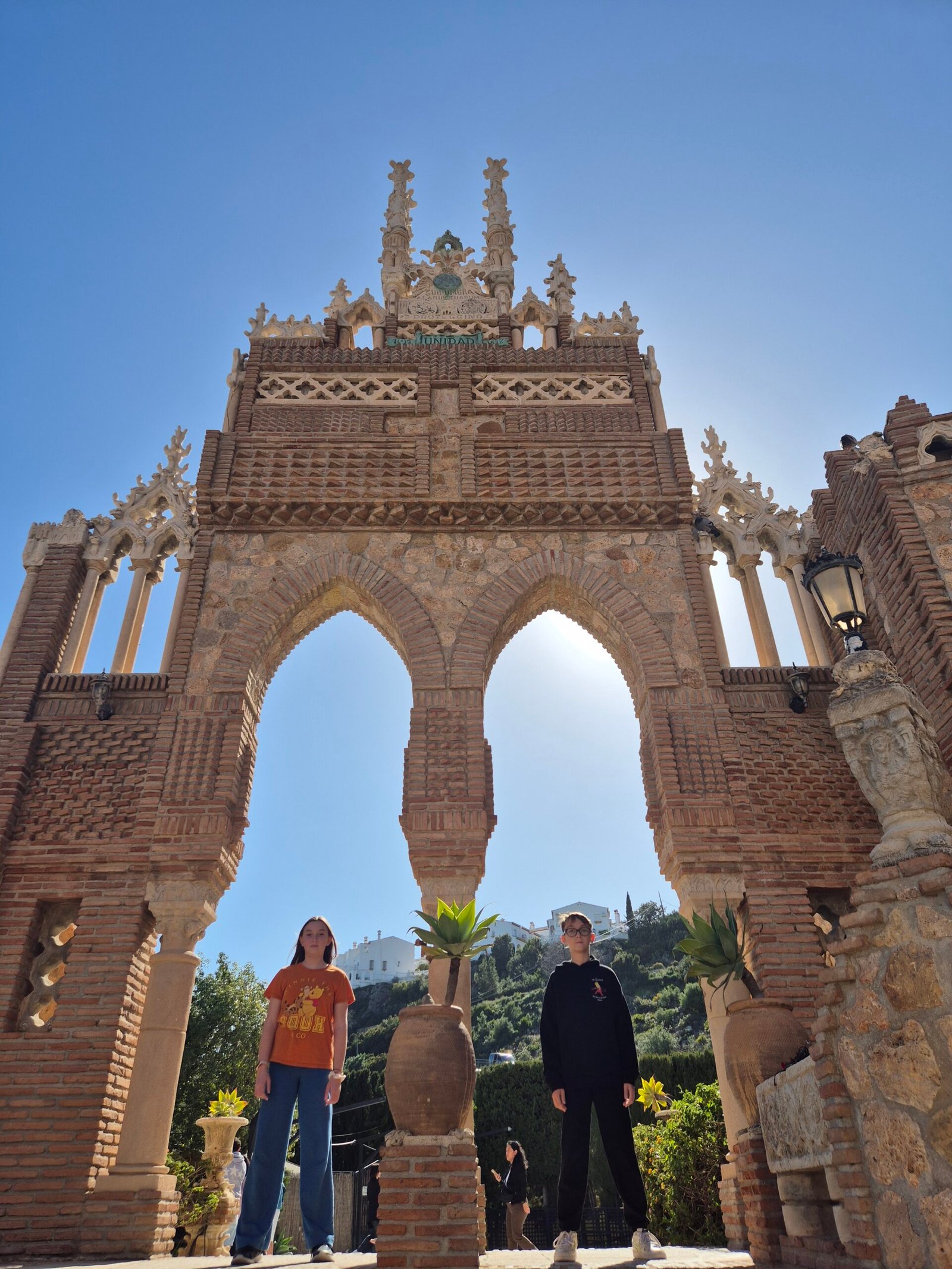 The fairytale Colomares Castle in Spain