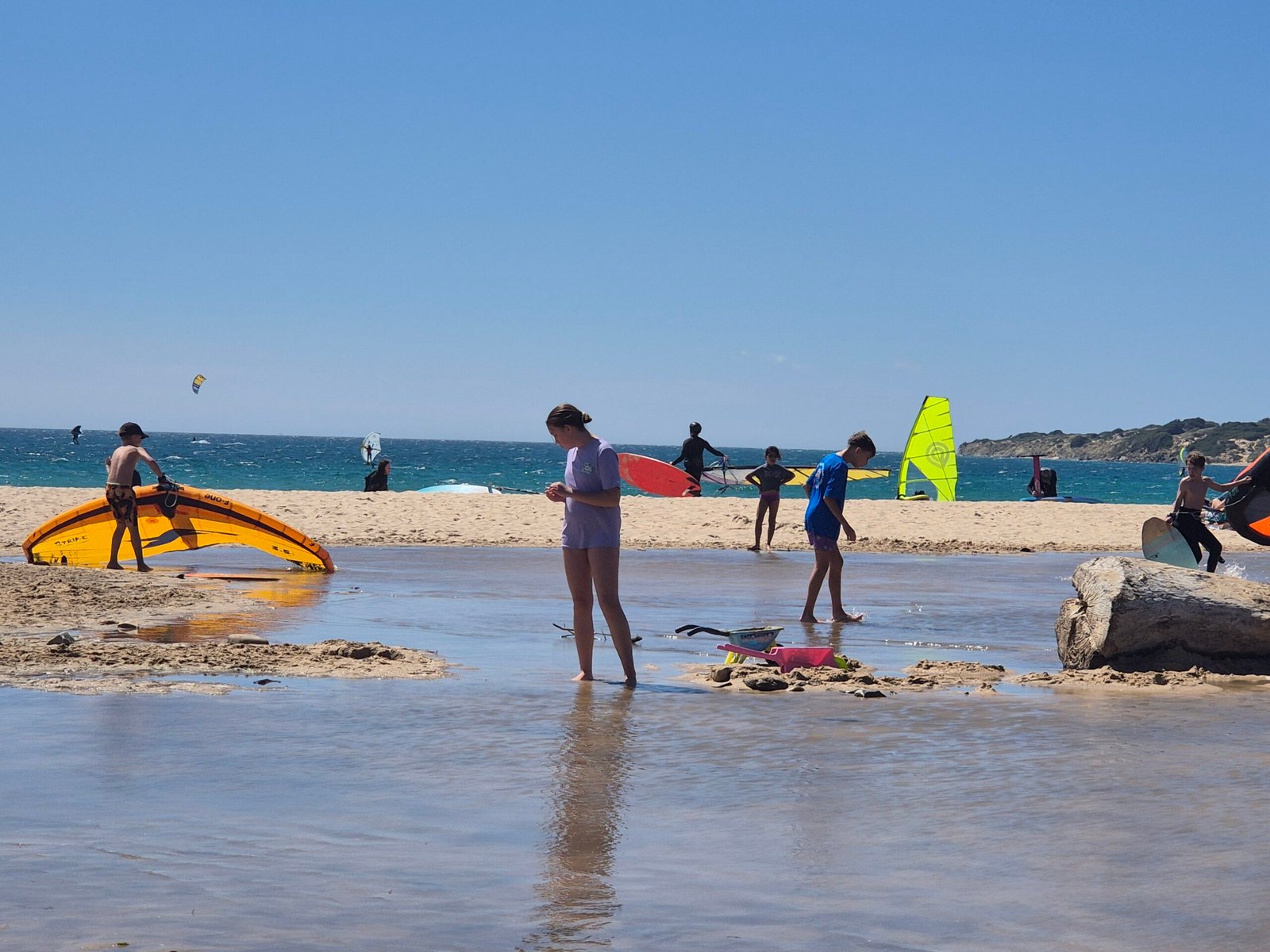 Beaches and kitesurfing