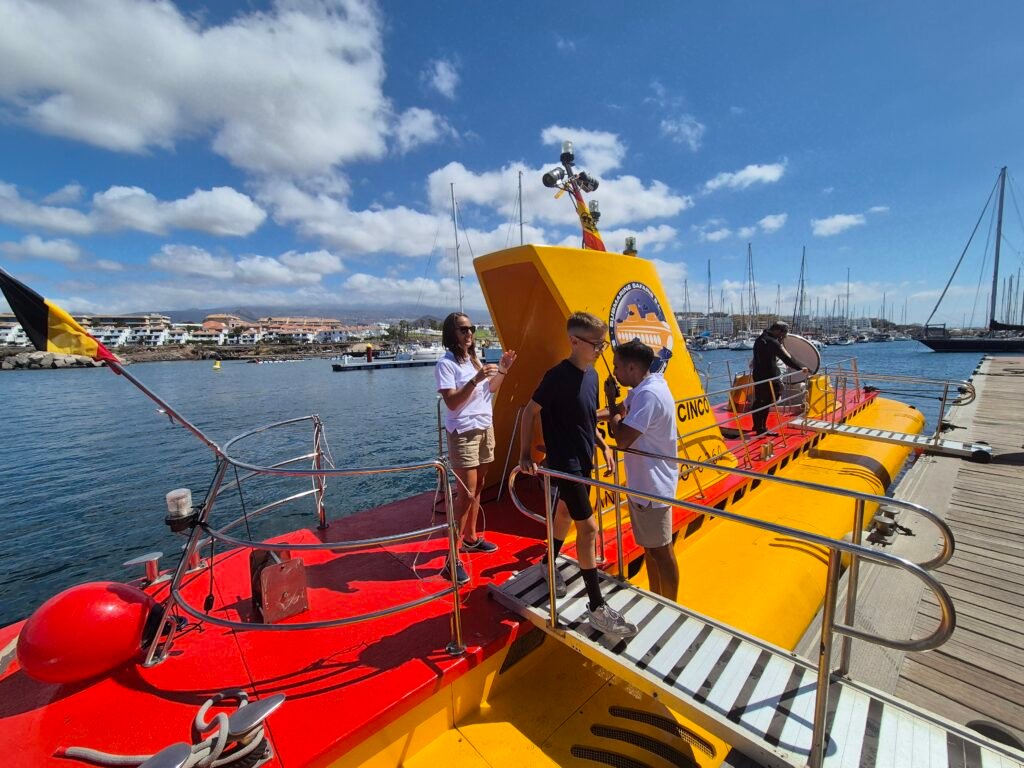 Submarine ride in Tenerife