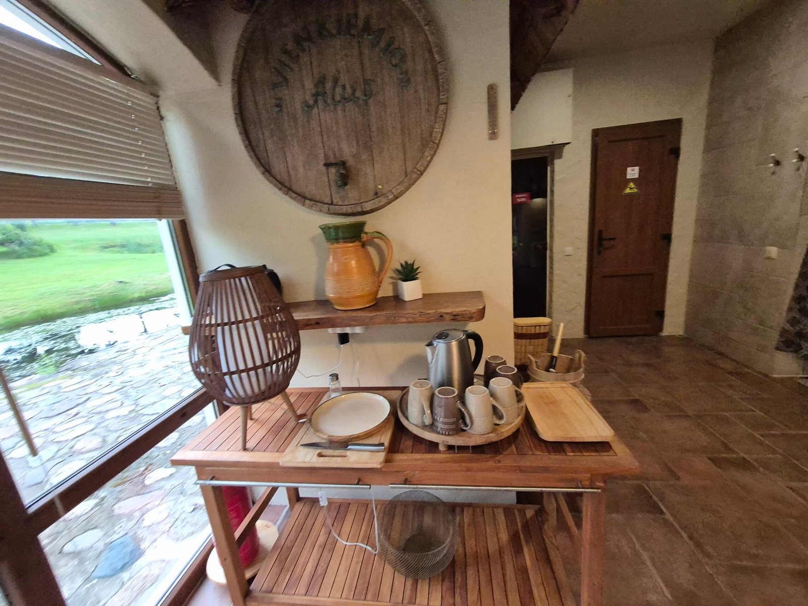 Vienkiemis has several different sauna areas