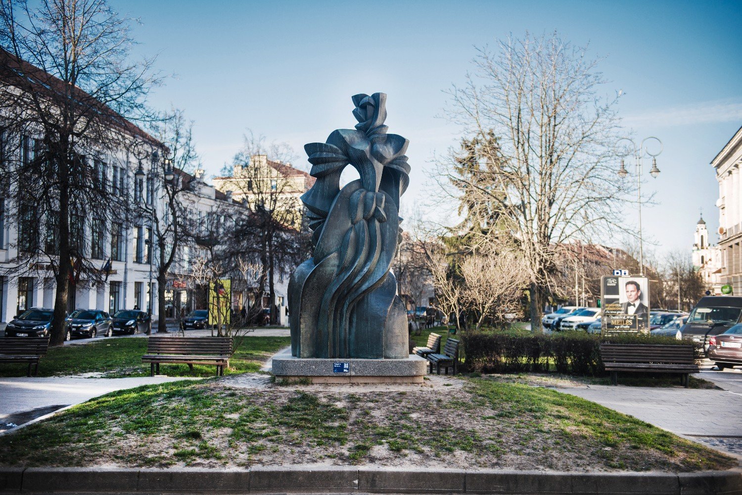 Barbora Radvilaitė sculpture in Vilnius (photo: GO Vilnius)