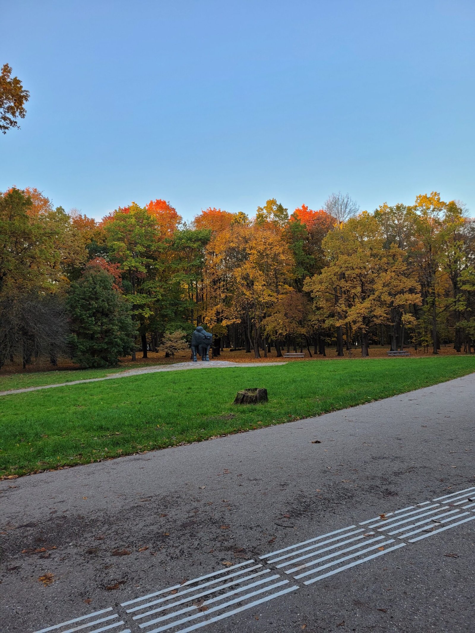 "Stumbras" sculpture in Kaunas