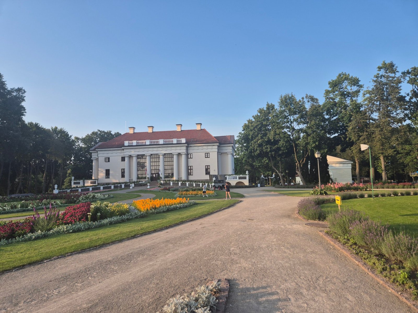 Pakruojis Manor in summer