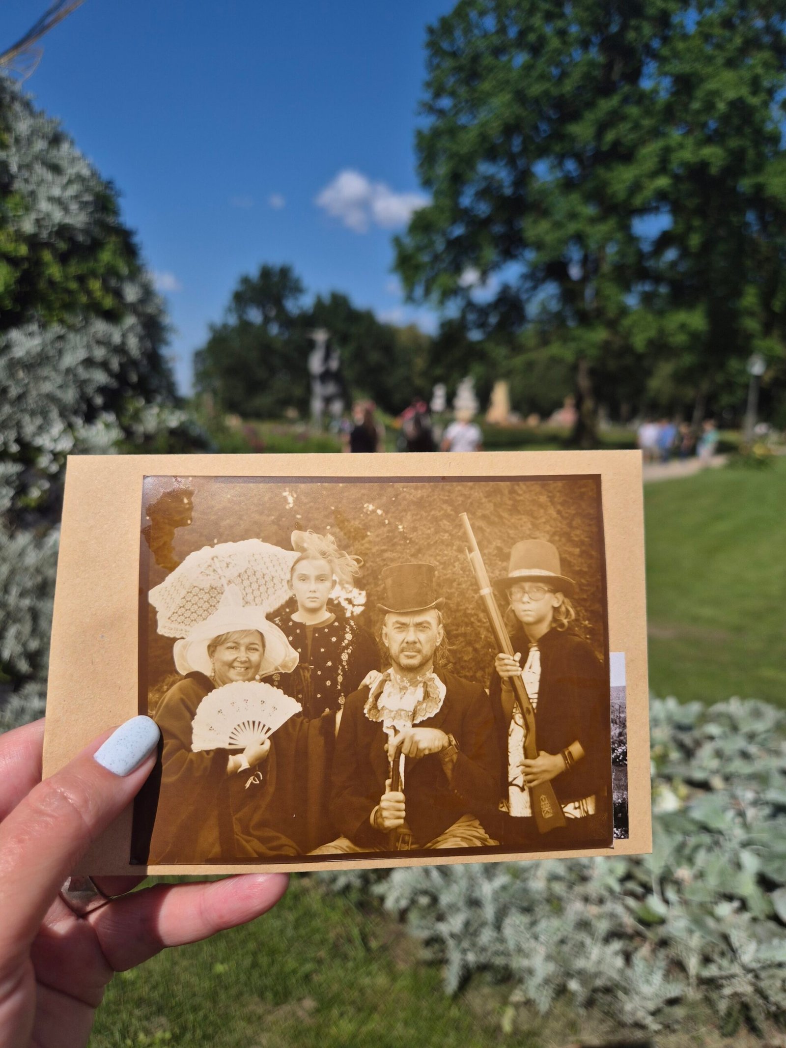 Retro photo - a souvenir from Pakruojis Manor