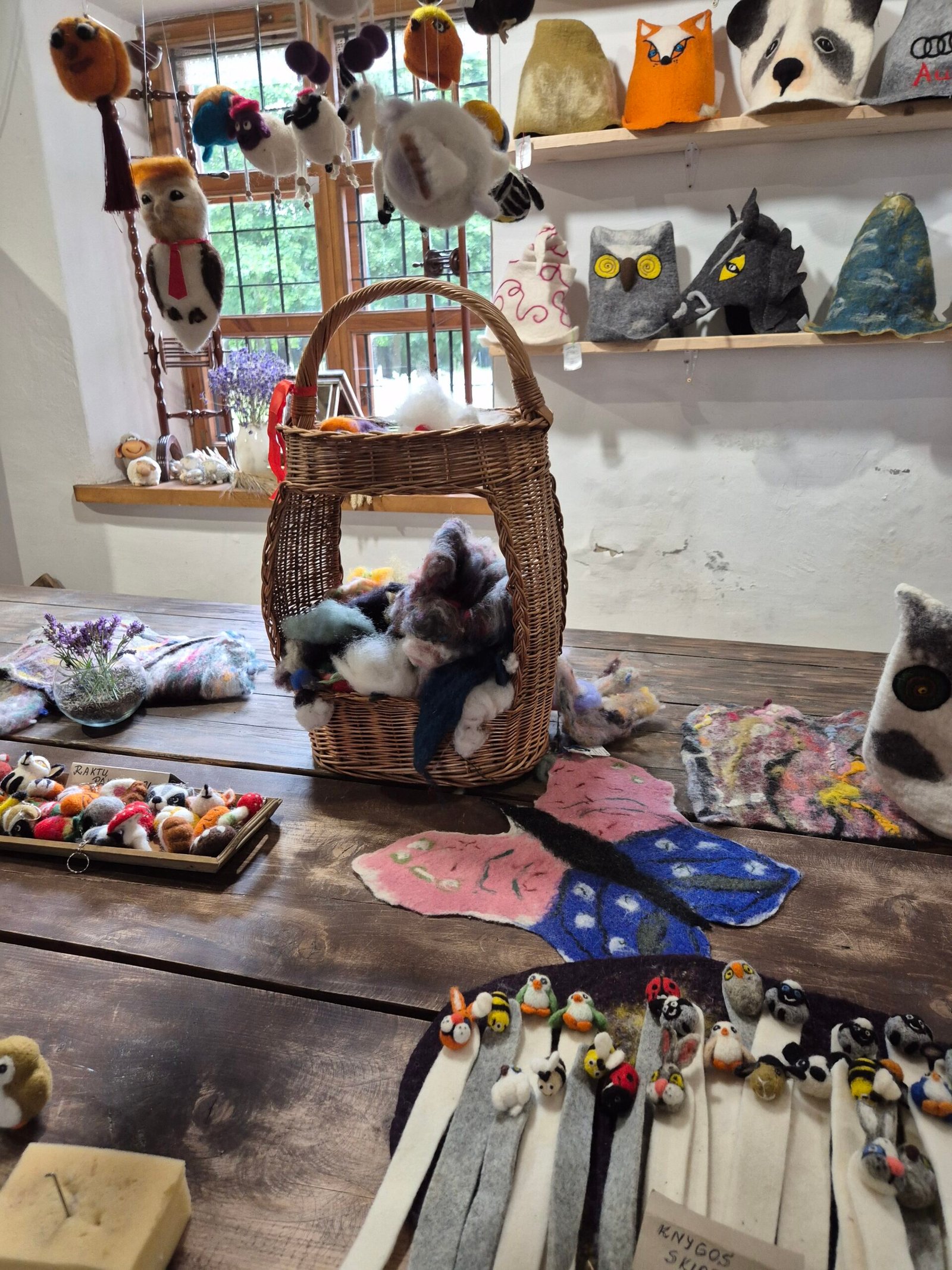 Felting educational activity for the whole family