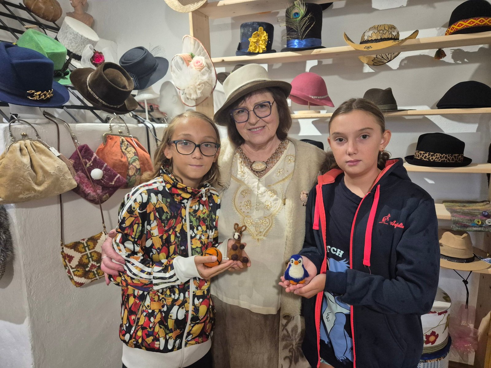 With the wonderful wool felting artist and creator Irena